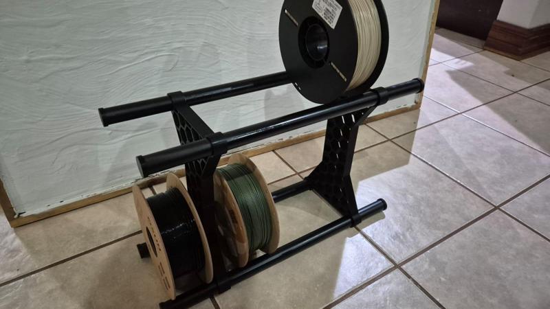 Filament Rack With 25mm PVC pipe inserts