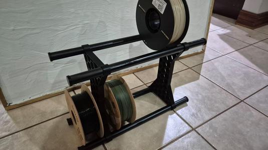 Filament Rack With 25mm PVC pipe inserts