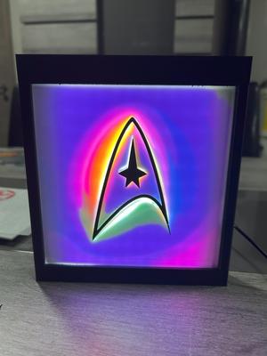 Lightbox Star Trek logo Litho color