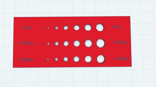 dowel hole finder/test