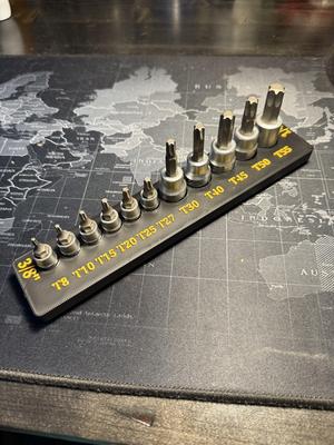 Gridfinity torx Socket holder