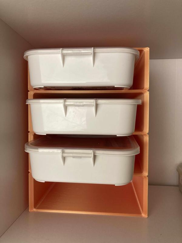 Small shelf for small IKEA Fixa boxes