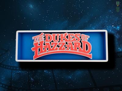 Dukes of Hazard Cinema Film Room Sign Box