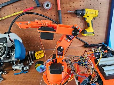 3D printable robotic arm