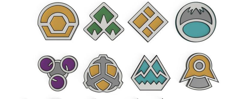 Sinnoh Pokemon League Badges