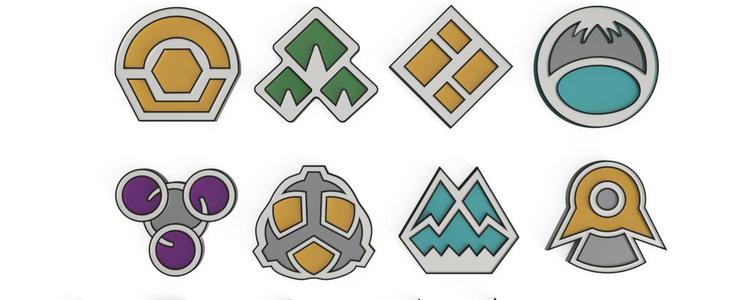 Sinnoh Pokemon League Badges