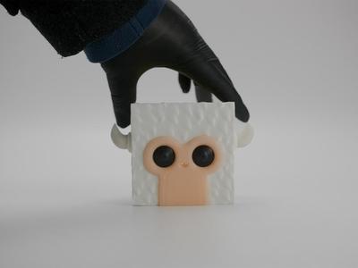 Baby Yeti Pixel Storage Box and Planter (Gridfinity Compatible, Free for Limited time !)