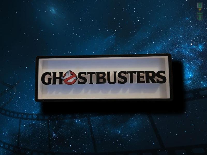 Ghostbusters Cinema Film Room Sign Box
