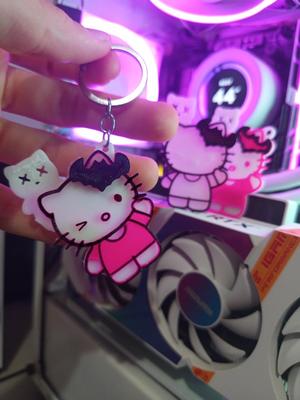 Halloween Hellokitty Spooky cute Keychain