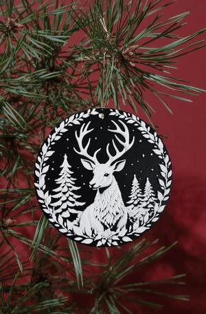 Christmas Stag Decoration