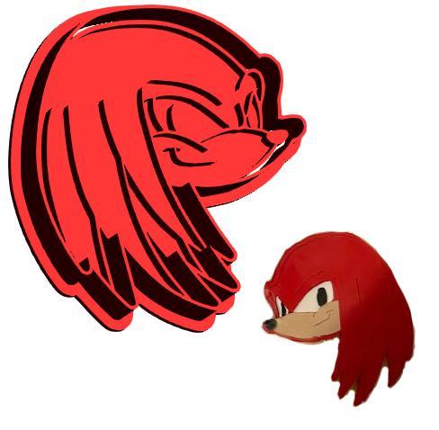 Knuckles - Cookie Cutter with Stamp