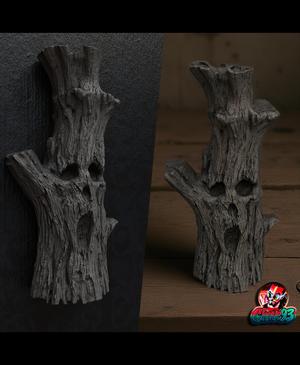 Ghost Tree Trunk – Wall Mount & Figurine 