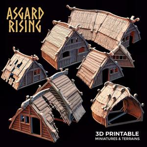 Viking Village (Vol. 1) /Modular/ /Terrain/ /Pre-supported/