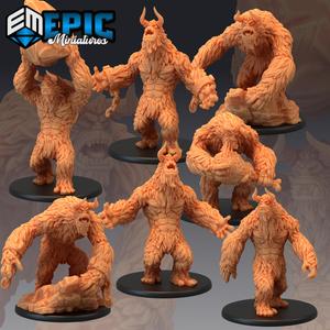 Yeti Set / Bigfoot / Sasquatch / Arctic Nights Encounter Collection
