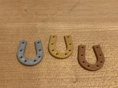 Silvestergücksbringer (Hufeisen)/ Horseshoe lucky charm