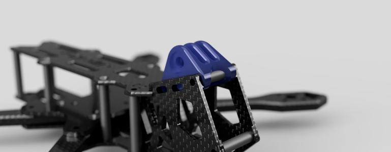 JeNo 5" action cam standard support (GoPro , DJI)