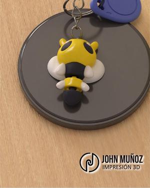 Bee Kawaii - Articulated Version & Keychain