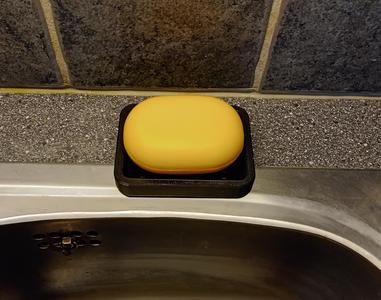 Soap dish with rear feet ZZSK2