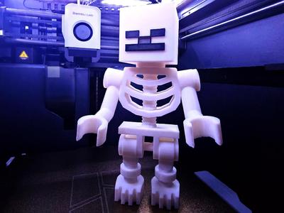 Minecraft Skeleton Big Brick ~21cm / 500%