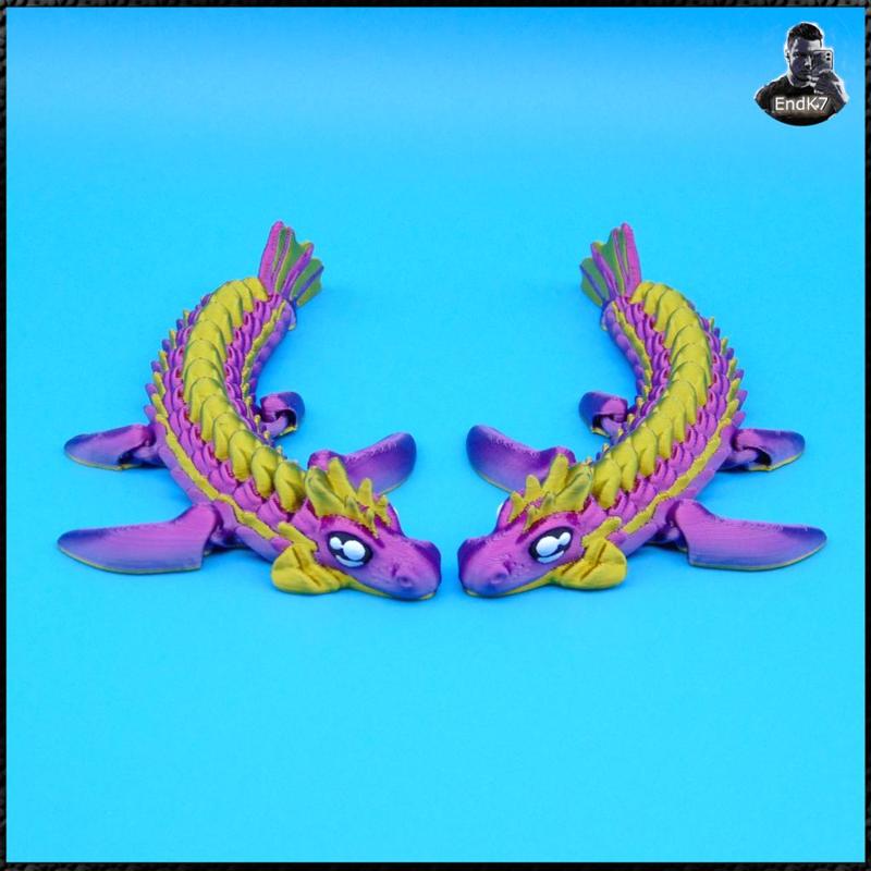 Baby Sea Dragon – articulated – print in place – no supports