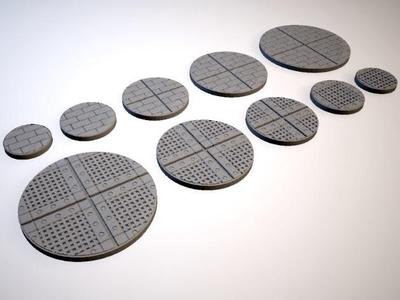 Z.O.D. Steamworks Theme Bases (28mm/Heroic scale)