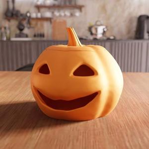 3D Halloween Pumpkin STL File – Gift for Mom, Halloween Decoration, Spooky Home Accent, 3D Print File, Seasonal Decor, Unique Halloween Gift