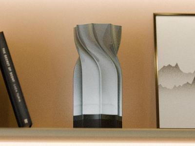 Modern Lamp. Stylish wireless RGB side lamp.