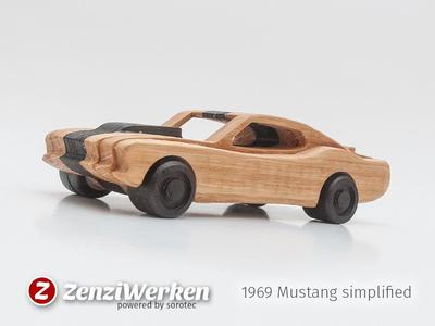 1969 Mustang  simplified cnc/laser