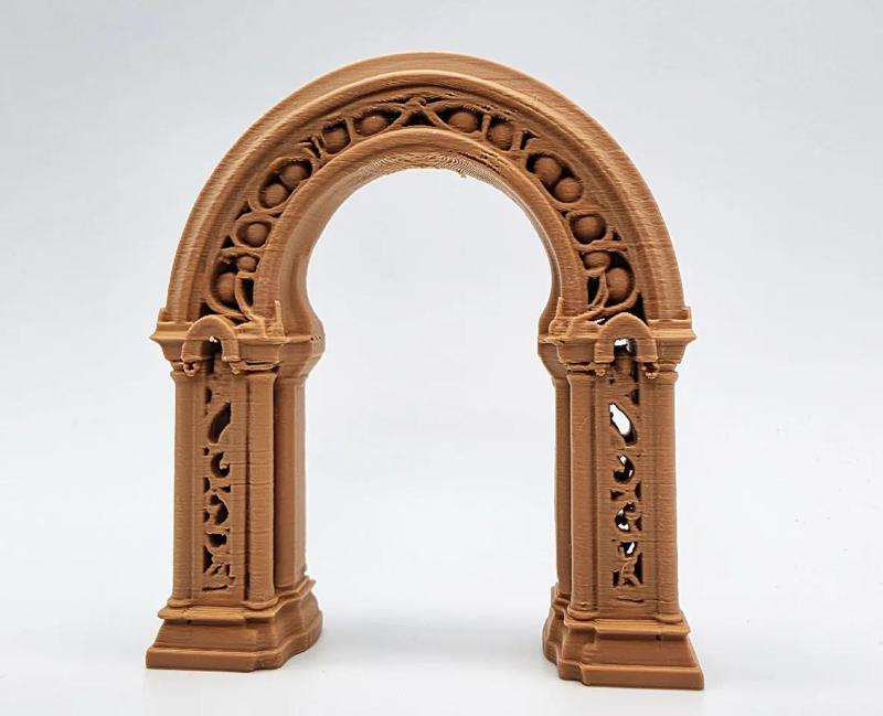 Wood-Carved Garden Arch Miniature
