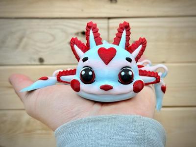 Be My Valentines Axolotl
