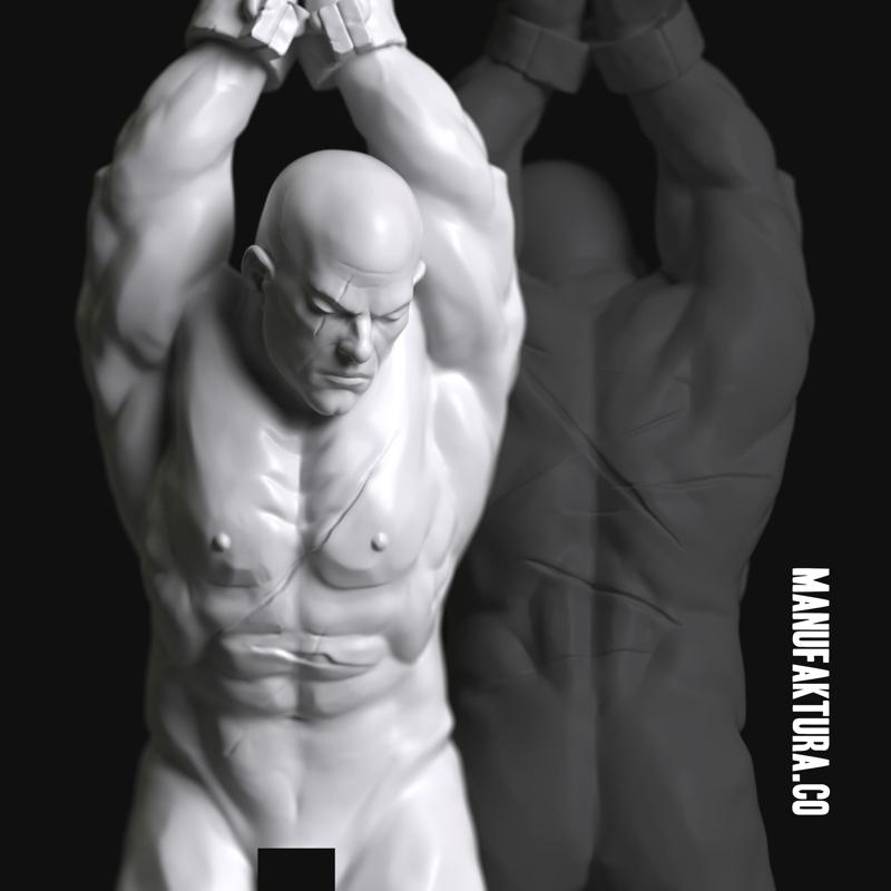 Sub Series 30b – Naked & Bound Male Gene-Forged Warrior Prisoner Slave