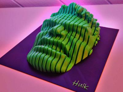 Layered Hulk – 3D Art – No AMS