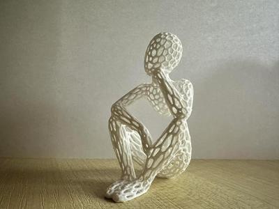 Voronoi Beyond Sight – Sculpture