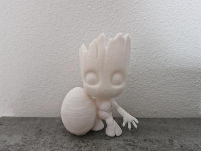 Easter Groot with Egg