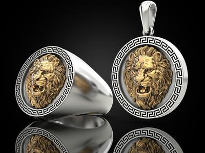 Collection Lion Ring  and Pendant