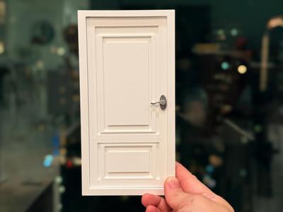 Functional Door For Miniature DollHouse 1:12 Scale