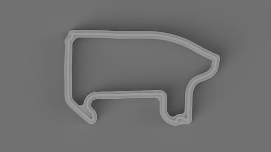 F1 Las Vegas GP Cookie Cutter