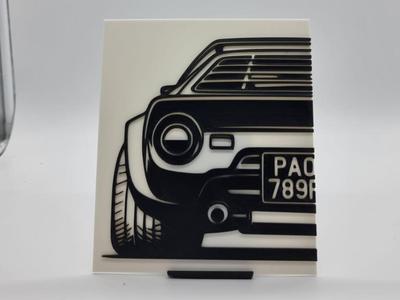 2D Wall Art Lancia Stratos