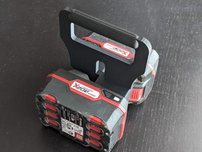 Parkside battery carrier for two 20V batteries
