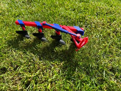 4 Furrow Plow 1:20 Scale