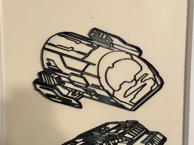 Puddle Jumper Wall Art From Stargate