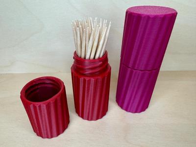 Toothpick Container, Elegant Travel Case 