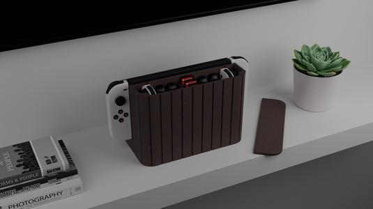 Modern OLED Nintendo Switch Dock (Organizer) - Wide Panels