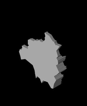 Bolivia 3D Topographic Map
