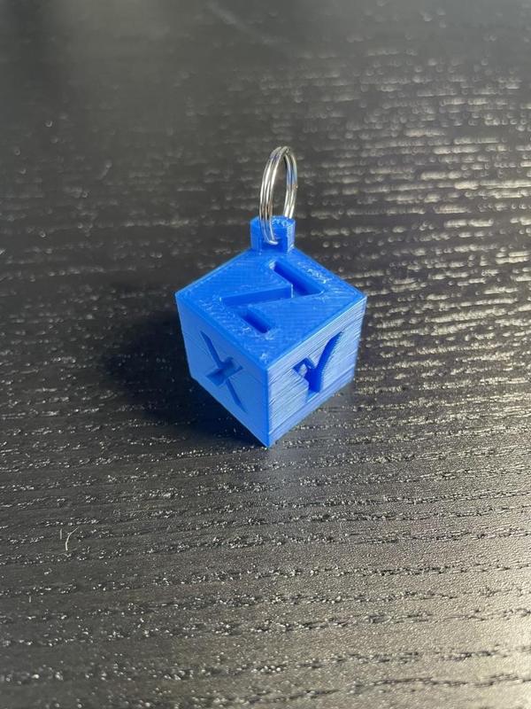 XYZ Calibration Cube Keychain