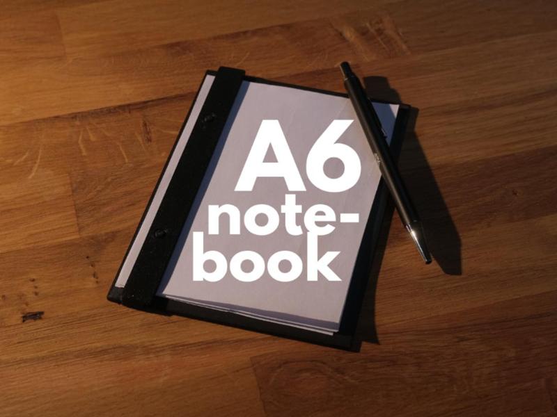 Notebook Cover DIN A6 – Easy & Quick Print