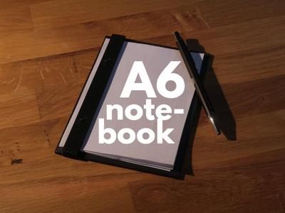 Notebook Cover DIN A6 – Easy & Quick Print