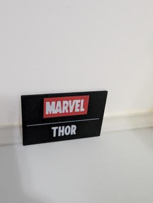 Thor Multicolor Nameplates