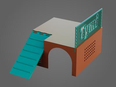 House for small rodents