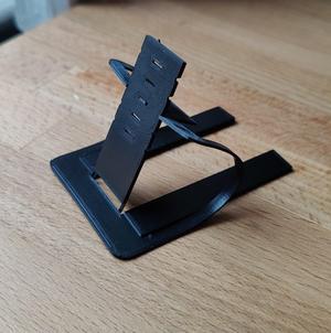 Credit card sized phone holder